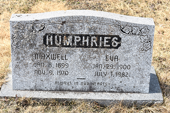 Maxwell & Eva Humphries