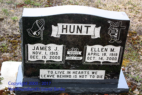 James J & Ellen M. Hunt