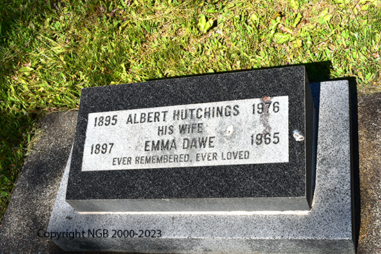 Albert & Emma Dawe Hutchings