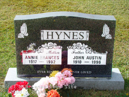 Annie Frances and John Austin Hynes
