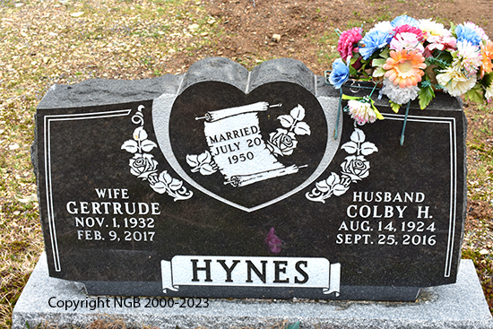 Colby H. & Gertrude Hynes