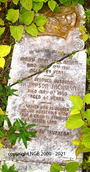 Mary Ann & Thompson Jackman