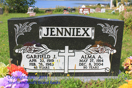 Garfield J &  Alma A. Jenniex