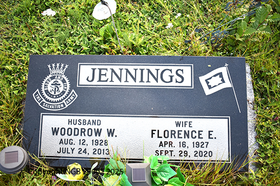 Woodrow W. & Florence E. Jennings
