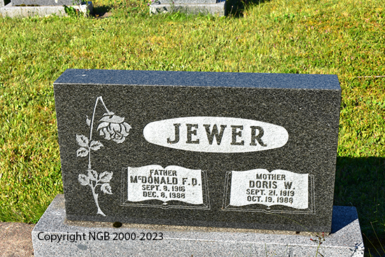 McDonald F. D. & Doris W. Jewer