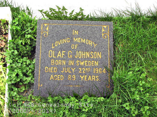 Olaf G. Johnson