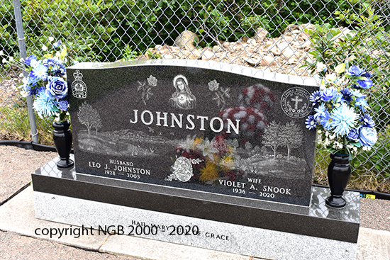 Leo J. & Violet A. Snook Johnston