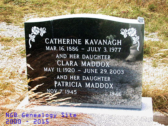 Catherine Kavanagh & Clara and Patricia Maddox