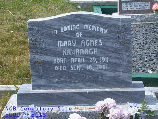  Mary Agnes Kavanagh