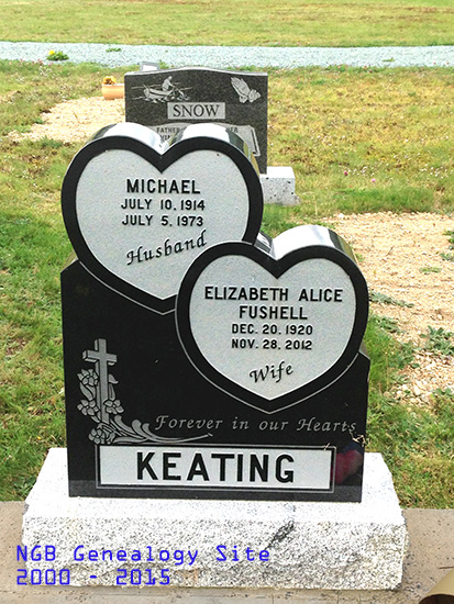 Michael & Elizabeth Alice Keating