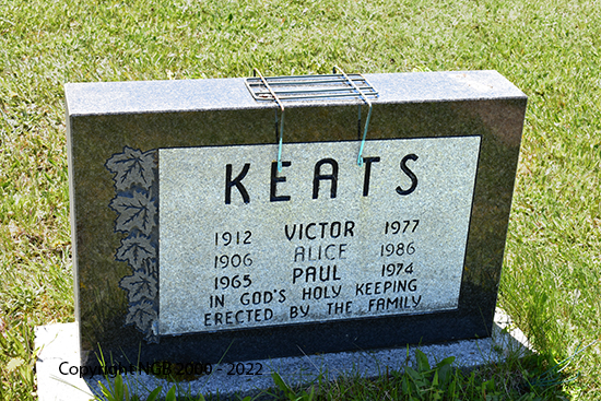 Victor, Alice & Paul Keats