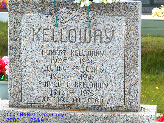 Hubert, Cluney & Eunice Kelloway