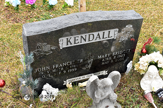 John Francis Sr. & Mary Bridget Kendall 