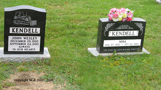 John Wesley & Nora Kendell