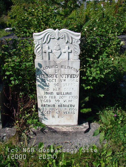 Catherine, John, and Arthur Kennedy