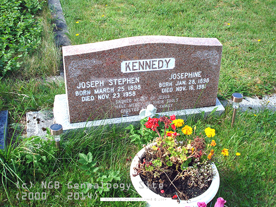 Joseph Stephen & Josephine Kennedy