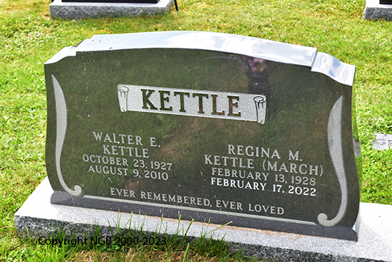 Walter E. & REgina M. Kettle