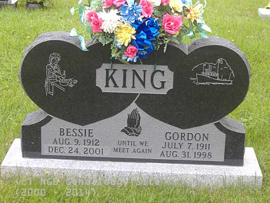 Bessie and Gordon King