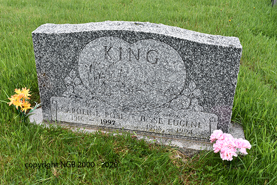 Caroline Rose King & Jesse Eugene King