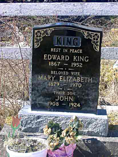 Edward, Mary Elizabeth and John King
