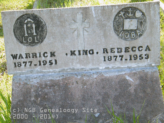 Rebecca and Warwick KIng