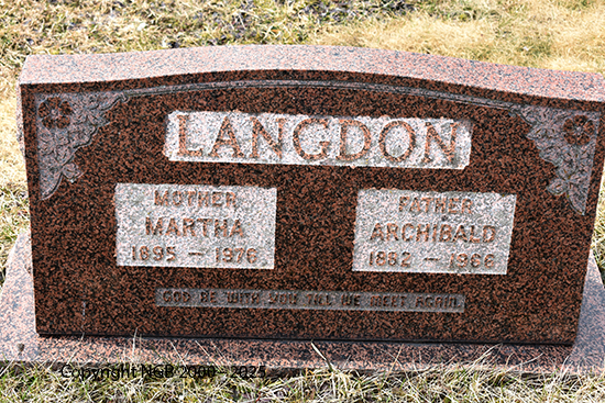 Archibald & Martha Langdon