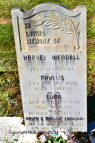 Harvey, Phyllis & Edna Langdon