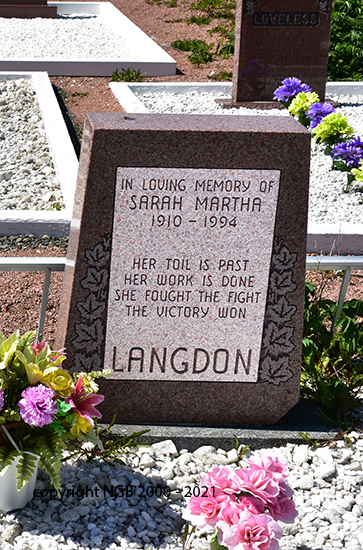 Sarah Martha Langdon
