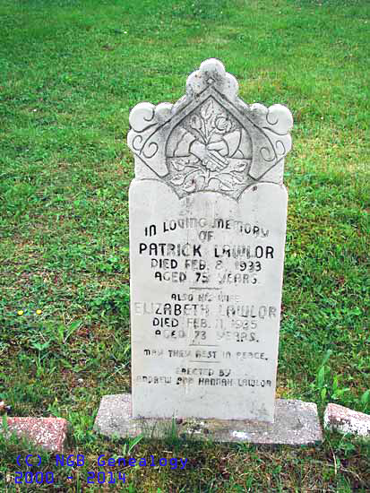 Patrick and Elizabeth Lawlor