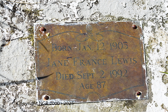 Jane Frances Lewis