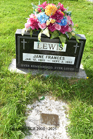 Jane Frances Lewis