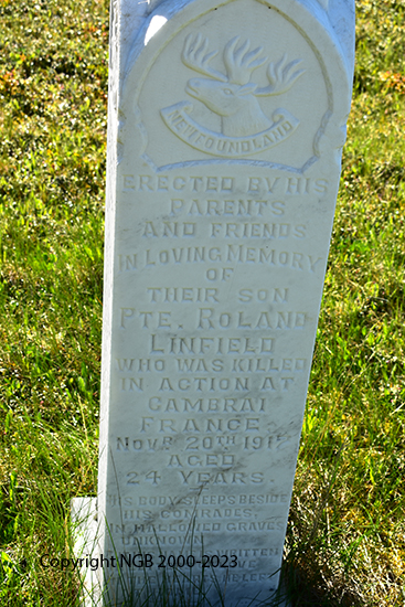 PTE. Roland Linfield