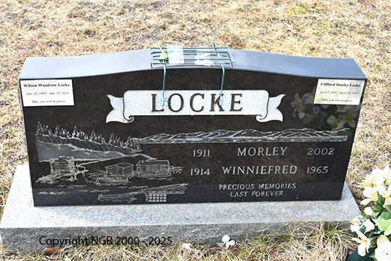 Morley, Winnifred, Clifford Monday & Wildon Woodrow Locke