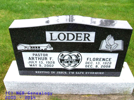 Arthur F. & Florence Loder