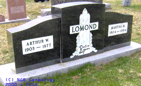 Arthur and Martha Lomond