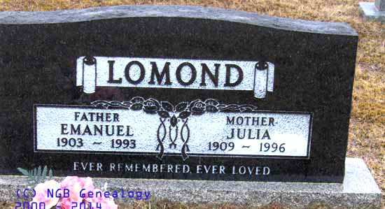 Emanuel and Julia Lomond