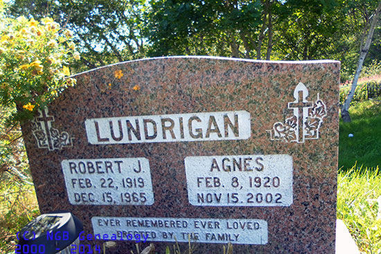 Robert J. & Agnes Lundrigan