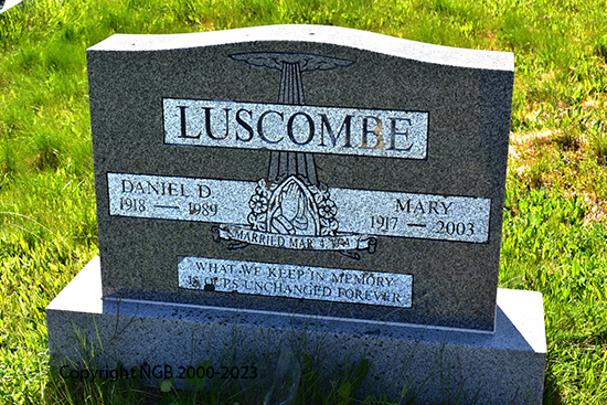Daniel D. & Mary Luscombe