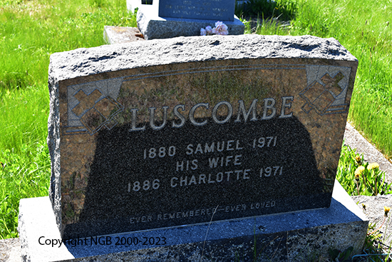 Samuel & Charlotte Luscombe