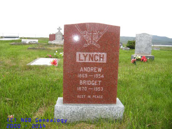 ANDREW AND BRIDGET LYNCH