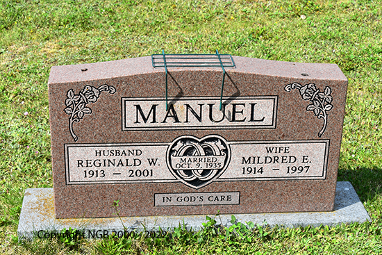 Reginald W. & Mildred E. <manuel