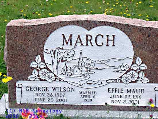 George and Effie March