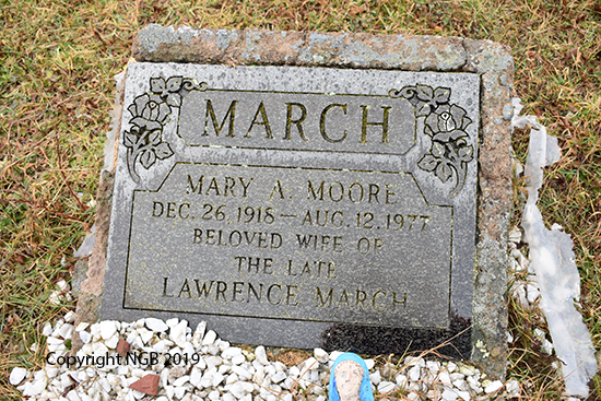 Mary A. Moore March