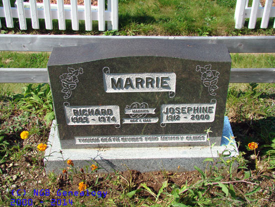 Richard and Josephine Marrie