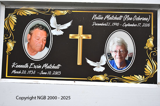 Kenneth Ervin & Nellie Blanche Matchett