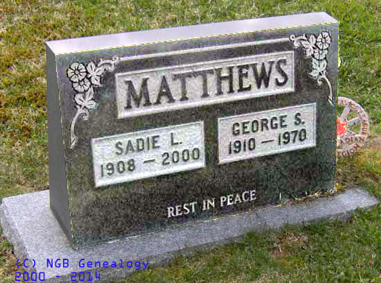 Sadie and George Matthews