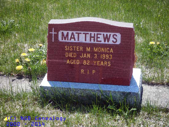 Sr. M. Monica Matthews