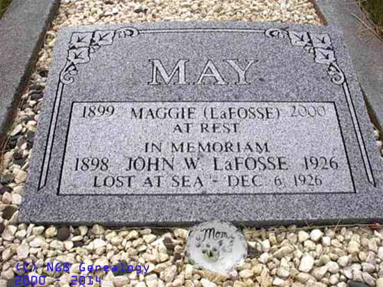Maggie (LaFosse) May & John W. LaFosse