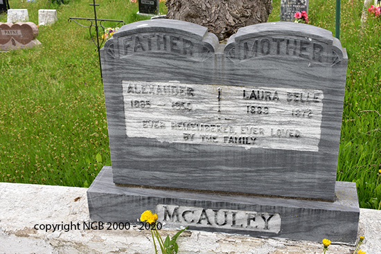 Alexander & Laura Belle McAuley