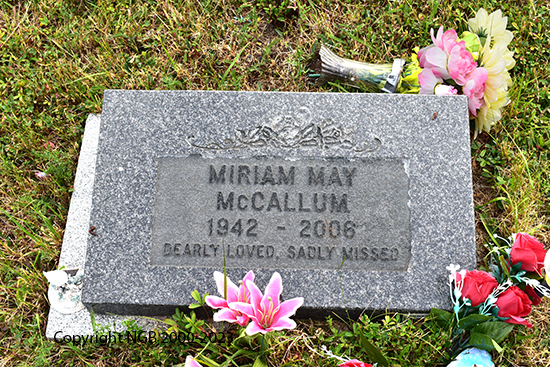 Miriam May McCallum